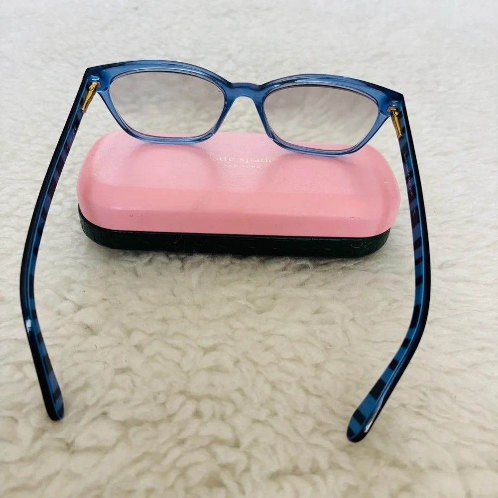 Kate Spade 2 Tone Blue Eyeglasses Frame Only w/ Case size 54 x 16 140